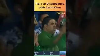 Pakistan Fan Angry Reaction After Azam Khan Got Out #shorts #shortfeed #shortsfeed #azamkhan