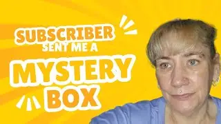 Subscriber sent me a Mystery box part 1 #mysterybox