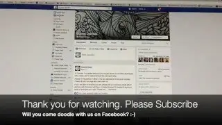 How to Create a Photo Album on Facebook (Sophie Doodles Facebook Page, Youtube)
