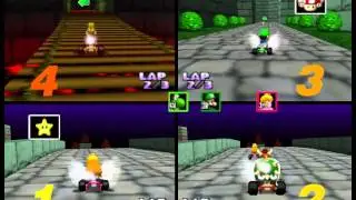 Mario Kart 64 (Me vs 3 CPU)