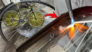 Bicycle Cracked Wheel Rim Welding & Repair | Aluminum Stick Welding