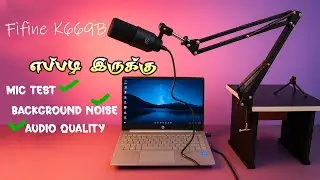😎Fifine K669B USB Condenser Mic Tamil Review | CMDVKI Sound Test 2025