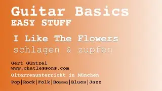 Gert G&uuml;ntzel - Guitar Basics:  Easy Stuff - I Like The Flowers