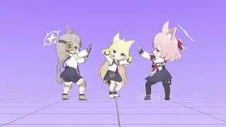 【Blue Archive/MMD】UCHIDA (PUBG VD) [Motion DL!]