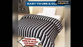 👈😇Black Fleece Single Blanket Skin Friendly 200 TC Soft Warm Winter Blanket #blanket #winter  #soft 