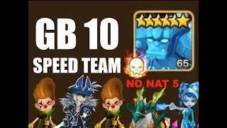 Summoners War GB10 SPEED TEAM NO NAT5 0:58