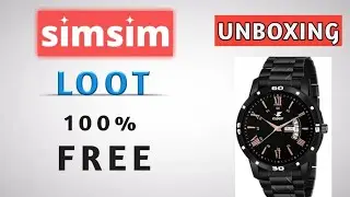 Simsim apk par kese kar free mai watch 332 rupee ki watch free mai