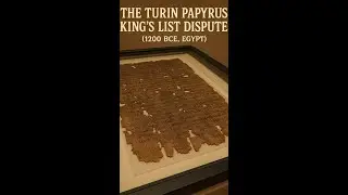 The Turin Papyrus King's List Dispute (1200 BCE, Egypt) #History