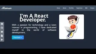 Portfolio Website Using React And Tailwind @RsmDeveloper  @RsmAcademyBD
