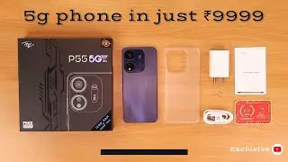 Itel P55 5g unboxing and review | dimensity 6080 in 10K 😍 | Sameer Tech |