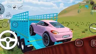 Drive Thar and Truck unloading stone From Dumper in Game 💥 #jcb #tractor #dumper #truck #gameplay
