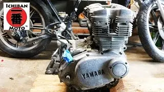 Caf&eacute; Racer project-  Part 37: how to remove an engine from a motorcycle by Ichiban Moto