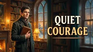 A Quiet Library on MLK Day | Calm Bedtime Story | Warm Library Lights at Night