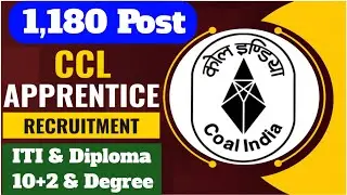 CCL Apprentice Recruitment 2025 | Central Coal field apprentice 2025 | ITI apprentice vacancy 2025 