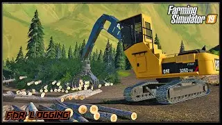 CAT 325D FM High Cab 🧰 Logging Mods 2019 🧰  ✔ Farming Simulator ✔ FDR Logging