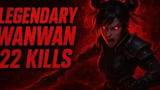 +22 KILLS| LEGANDARY WANWAN🔥🔥|.GLOBAL WANWAN ..|GOD LEVEL GAMEPLAY..|FULL gameplay|| #mobilelegends 