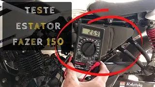 Teste estator fazer 150 - Factor 125 - Factor 150 - Crosser 150