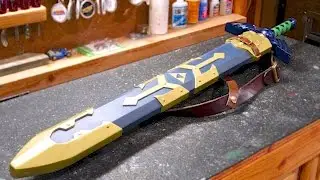 How to make Link's Breath of the Wild Master Sword Scabbard - PART 2