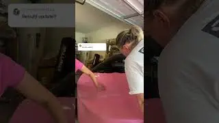 attempting to wrap my own car!! day 1 #alukovinyl #shorts #diy #vinyl