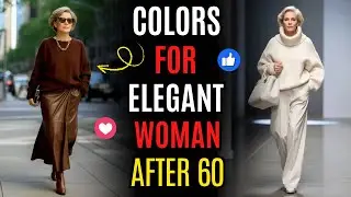 7 Colors That Make You Look Young & Elegant After 60  | Aging Tips for Mature Women