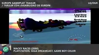 Wacky Races | PS1/DC/GBC | 2000 | Video Game Europe Gameplay Trailer | LQ/OGR