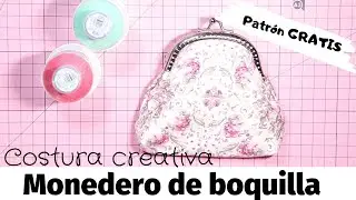 C&oacute;mo hacer monedero de boquilla. How to sew PURSE COIN | Costura para principiantes | COSTURA SEWING