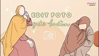 Cara edit foto jadi kartun | Ubah foto jadi kartun | edit foto kartun dengan picsart