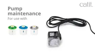 Catit - Flower Fountain Pump - cleaning video