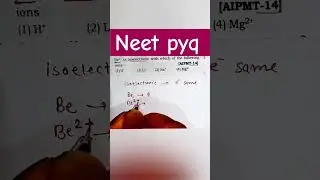 neet pyq inorganic chemistry with concept neet pyqs #neet2024 #neetpyq #chemistry #neetpyq #cpsharma