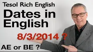 Learn English - understanding dates - British and American English