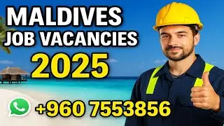 Maldives Jobs 2025 | All Countries Can Apply | High Salary + Free Food & Stay | Hiring Now Maldive