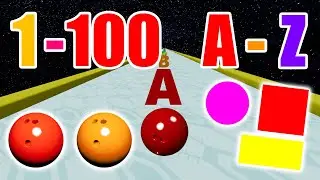 Bowling Ball Adventure For Kids | Counting 1 to 100 with bowling | Learn Colorful Shape Bowling Ball