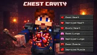 Мод на грудную клетку для Minecraft 🫀 Самые жуткие органы и новая система инвентаря: объяснение м...