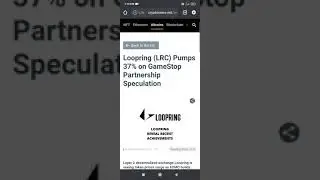 Loopring (LRC) Pumps 37% on GameStop Partnership Speculation #shorts #crypto #loopringgamestop