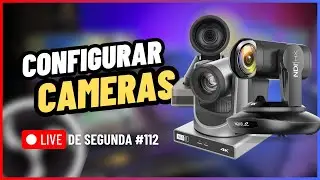 🔴 LIVE DE SEGUNDA #112 - COMO CONFIGURAR uma CÂMERA PTZ do início ao fim! Testando ao VIVO