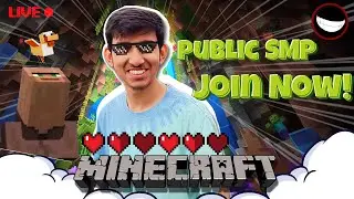 Minecraft SMP  Server Live 🔥 | Survival, PvP & Chill  Open World Gameplay
