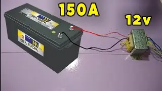 Trafos PEQUENO no CARREGADOR de BATERIA CASEIRO