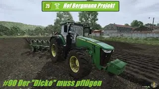 LS25 Hof Bergmann #90 JD 8R400 und Amazone Cayron 200 V5+1