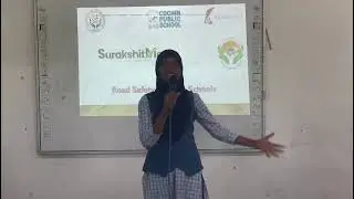Road Safety Awareness Program | CPS Students at  Jamaath Residential Public School;  #surakshit