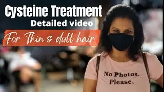 Cysteine hair treatment review for thin hair #Mirrors luxury Saloon#hair #organic cysteine#telugu