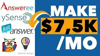 Get Paid $7,500 Per Month To Answer Homework Questions! (Make Money Online)