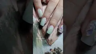 Зелёные ногти #МоиНогти #маникюр #ногти #дизайнногтей #manikur #nails