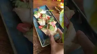 Crispy HUMMUS POCKETS | Non fried healthy party starter ✨🥬💯