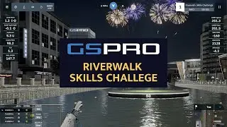Демонстрация Riverwalk Skills Challenge на программном обеспечении GSPro Golf Simulator