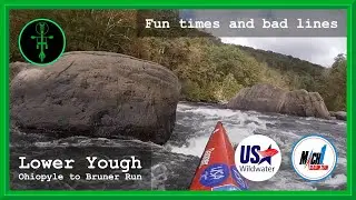 Canoeing the Lower Yough - C1 Wildwater Training (Full Run)