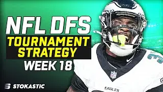 NFL DFS Sims Tournament Strategy Week 18 | NFL DFS Strategy