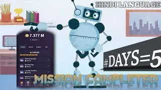 𝑫𝑨𝒀𝑺 = 5 // TAPSWAP MISSION COMPLETED #cripto #tapswap #criptomarket