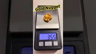 Gold Nugget Found in River while Metal Detecting #shorts #metaldetecting #rivertreasure