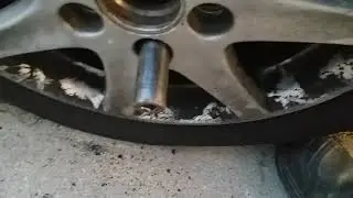 stripped lug stud removal