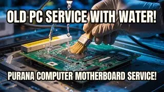 How to service computer motherboard | How to wash PC motherboard cleaning|